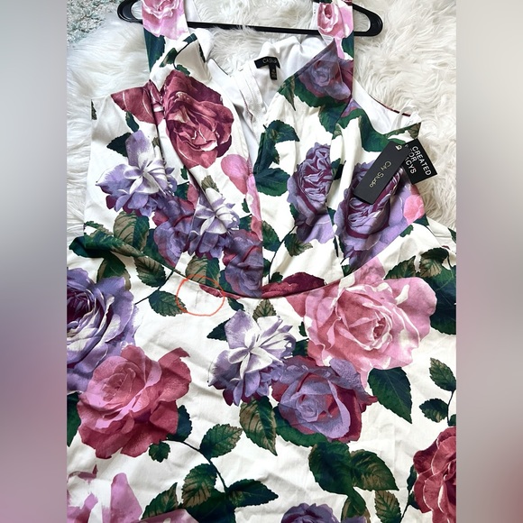 NWT City Studio 2X Spring Floral Dress - Picture 6 of 7
